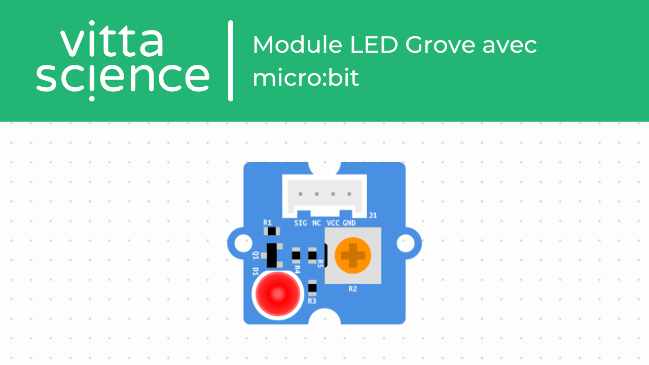 Module LED Grove avec micro:bit